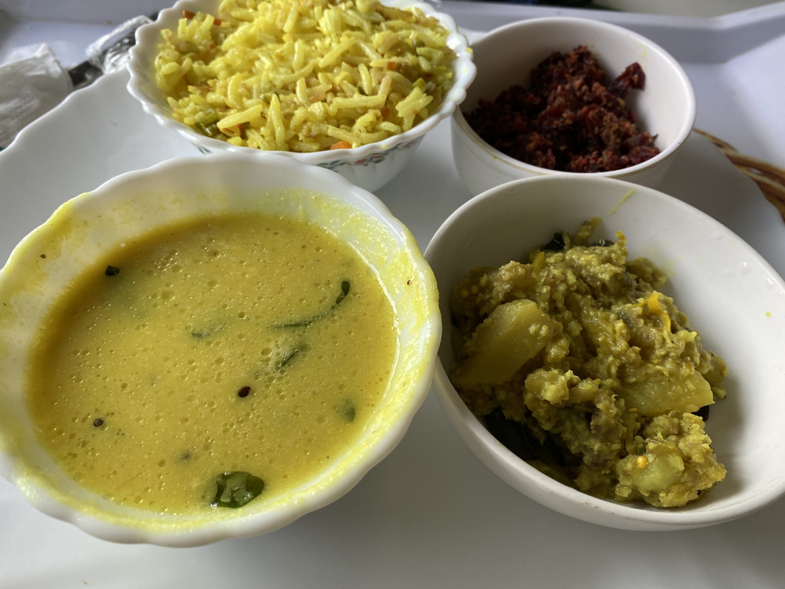 Mittagessen im Ayurmana